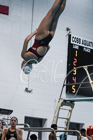 Allatoona Diving at Kennesaw Mountain High School Mountain Madness Meet
