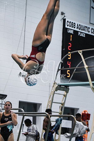 Allatoona Diving at Kennesaw Mountain High School Mountain Madness Meet