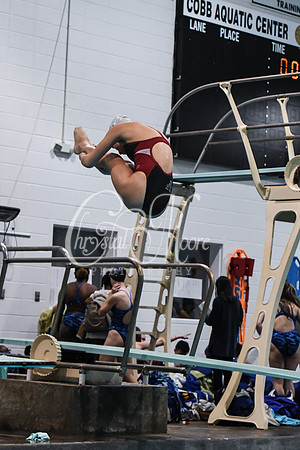 Allatoona Diving at Kennesaw Mountain High School Mountain Madness Meet