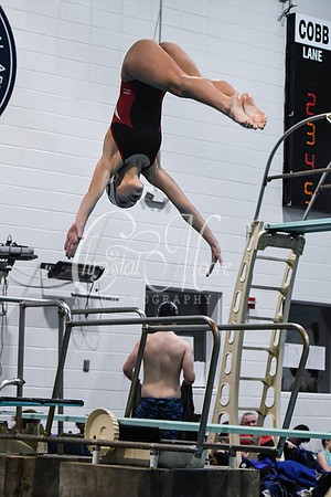 Allatoona Diving at Kennesaw Mountain High School Mountain Madness Meet