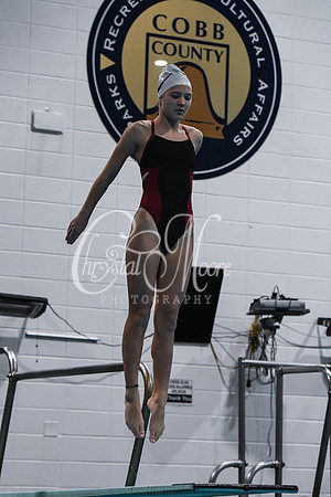 Allatoona Diving at Kennesaw Mountain High School Mountain Madness Meet