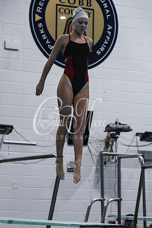 Allatoona Diving at Kennesaw Mountain High School Mountain Madness Meet