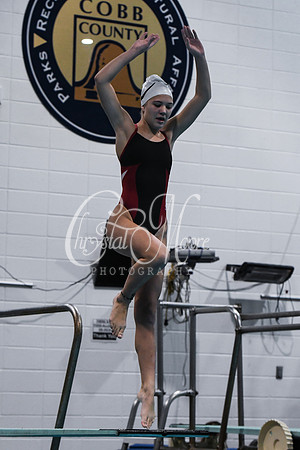 Allatoona Diving at Kennesaw Mountain High School Mountain Madness Meet