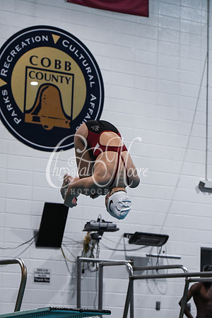 Allatoona Diving at Kennesaw Mountain High School Mountain Madness Meet