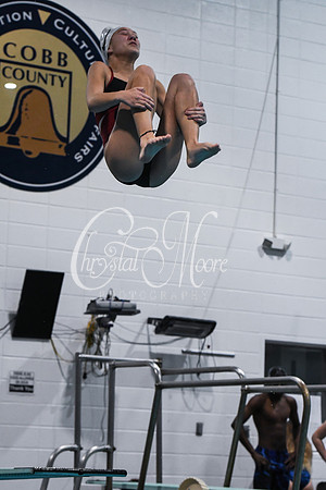 Allatoona Diving at Kennesaw Mountain High School Mountain Madness Meet