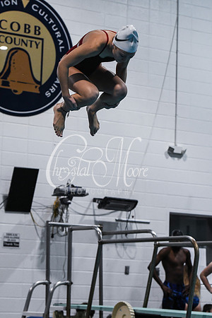 Allatoona Diving at Kennesaw Mountain High School Mountain Madness Meet