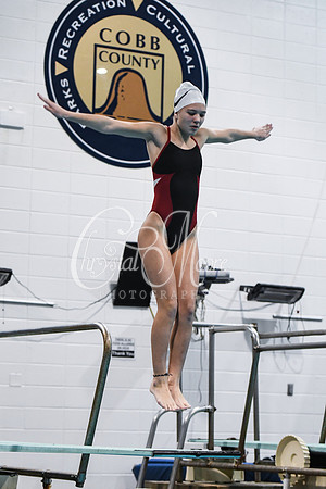 Allatoona Diving at Kennesaw Mountain High School Mountain Madness Meet