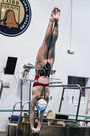 Allatoona Diving at Kennesaw Mountain High School Mountain Madness Meet
