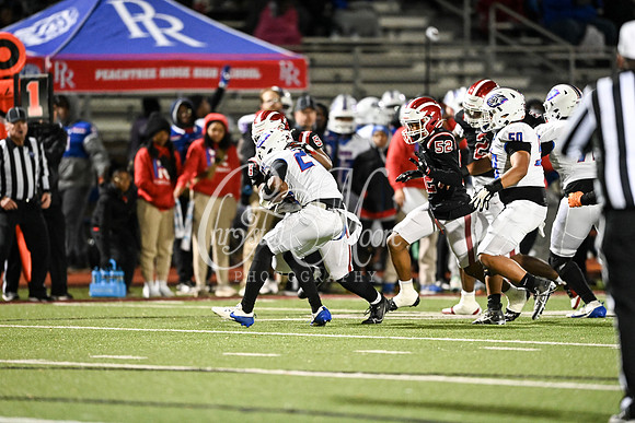 Hillgrove vs Peachtree Ridge during second round GHSA 6A State Football Playoffs