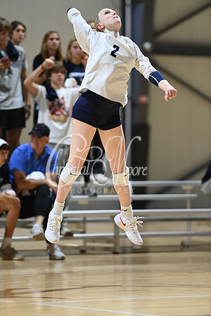 Pace Academy vs Gordon Lee High School during 2021 GHSA State 2A-1A Public Volleyball State Championship