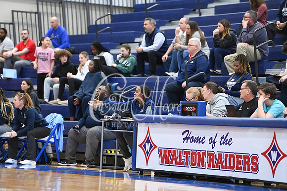 6A Marietta vs 6A North Paulding during Region 5 semi-finals girls basketball tournament