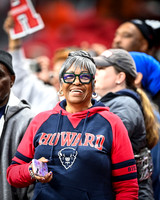 Howard University fan during the Celebration Bowl game on December 16, 2023