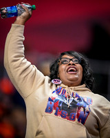 Howard University fan during the Celebration Bowl game on December 16, 2023