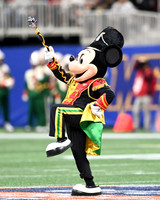 Drum Major Mickey Mouse during Celebration Bowl game halftime show on December 16, 2023