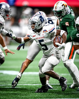 Howard University Eden James (5) during Celebration Bowl Game on December 16, 2023