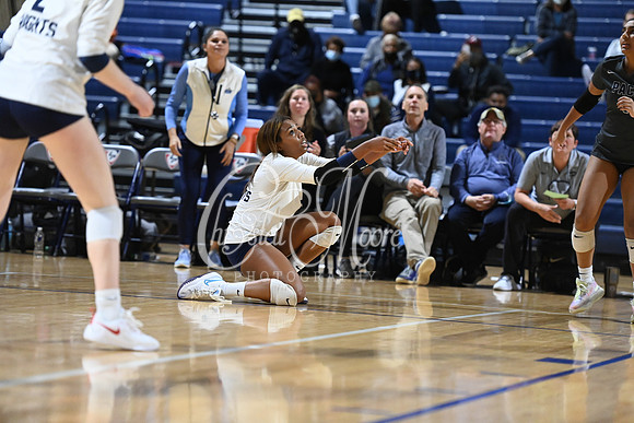 Pace Academy vs Gordon Lee High School during 2021 GHSA State 2A-1A Public Volleyball State Championship