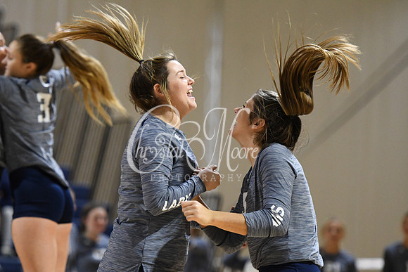 Pace Academy vs Gordon Lee High School during 2021 GHSA State 2A-1A Public Volleyball State Championship