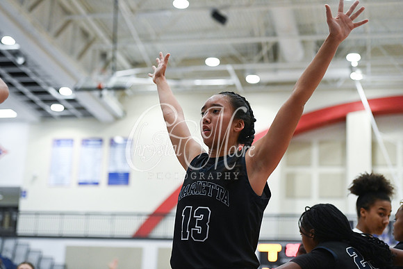 6A Marietta vs 6A North Paulding during Region 5 semi-finals girls basketball tournament
