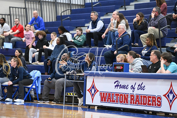 6A Marietta vs 6A North Paulding during Region 5 semi-finals girls basketball tournament