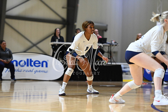 Pace Academy vs Gordon Lee High School during 2021 GHSA State 2A-1A Public Volleyball State Championship