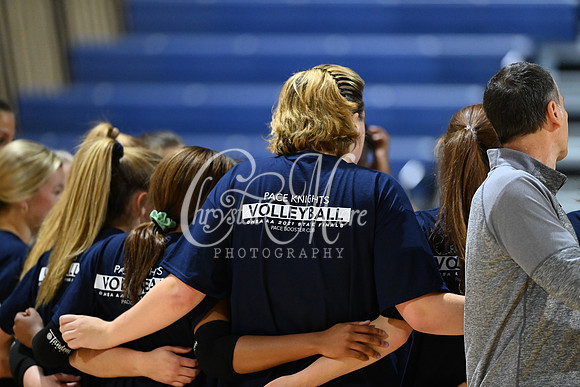 Pace Academy vs Gordon Lee High School during 2021 GHSA State 2A-1A Public Volleyball State Championship