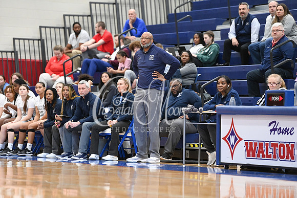 6A Marietta vs 6A North Paulding during Region 5 semi-finals girls basketball tournament