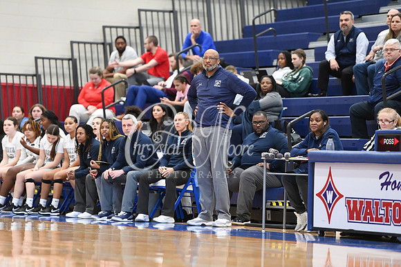 6A Marietta vs 6A North Paulding during Region 5 semi-finals girls basketball tournament