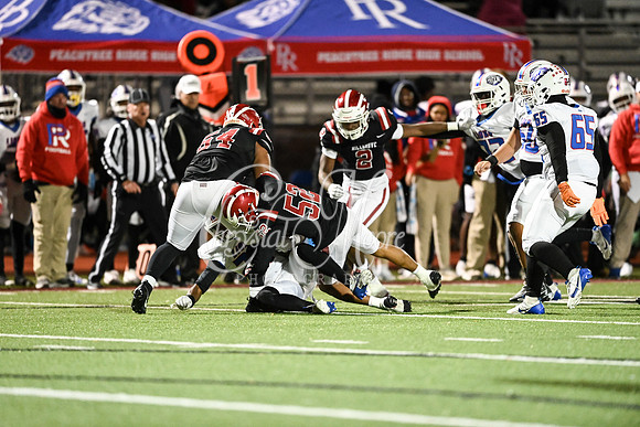 Hillgrove vs Peachtree Ridge during second round GHSA 6A State Football Playoffs