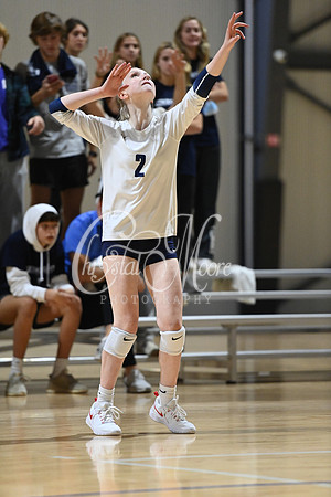 Pace Academy vs Gordon Lee High School during 2021 GHSA State 2A-1A Public Volleyball State Championship