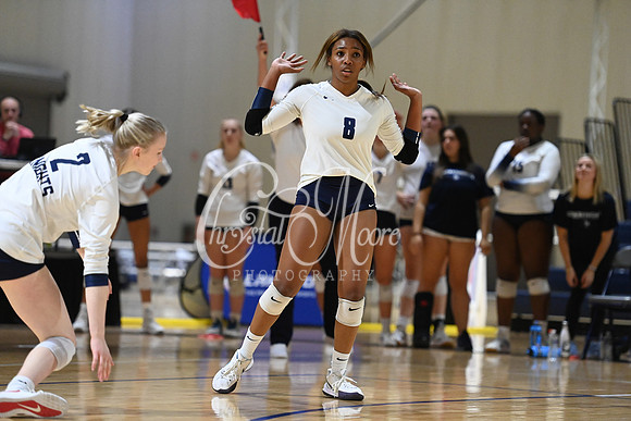 Pace Academy vs Gordon Lee High School during 2021 GHSA State 2A-1A Public Volleyball State Championship