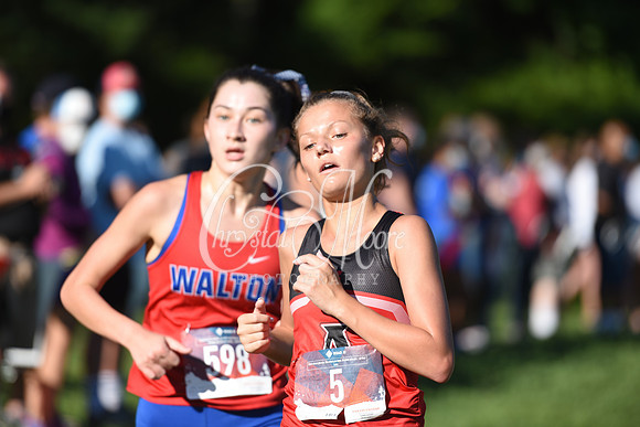 Allatoona during Cobb County Cross Country Championship