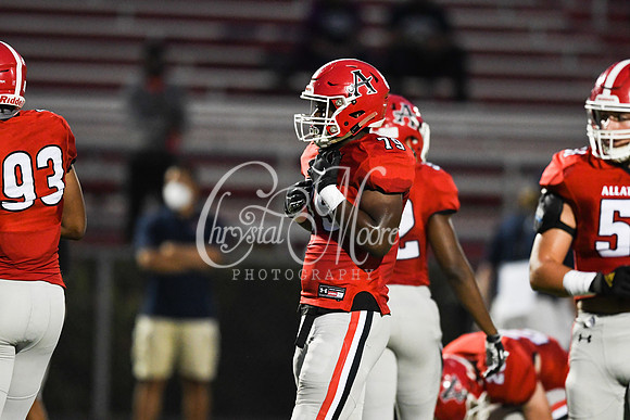 Allatoona vs South Cobb High School Friday Night Football action