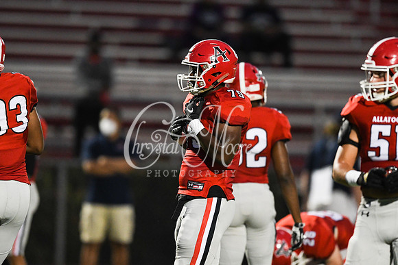 Allatoona vs South Cobb High School Friday Night Football action