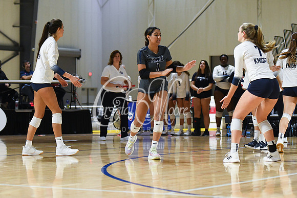 Pace Academy vs Gordon Lee High School during 2021 GHSA State 2A-1A Public Volleyball State Championship