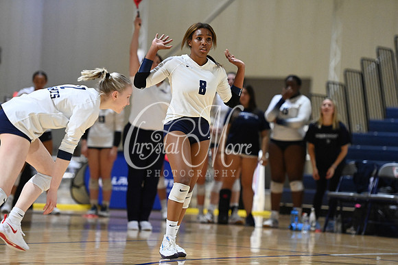 Pace Academy vs Gordon Lee High School during 2021 GHSA State 2A-1A Public Volleyball State Championship
