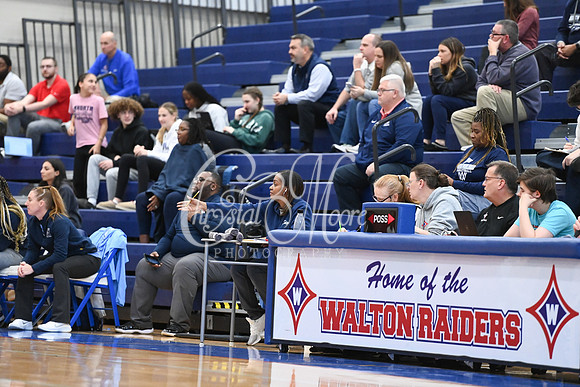 6A Marietta vs 6A North Paulding during Region 5 semi-finals girls basketball tournament