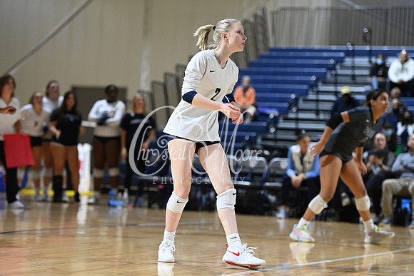 Pace Academy vs Gordon Lee High School during 2021 GHSA State 2A-1A Public Volleyball State Championship