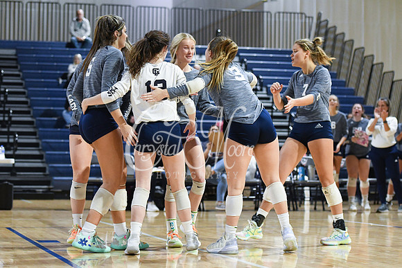 Pace Academy vs Gordon Lee High School during 2021 GHSA State 2A-1A Public Volleyball State Championship