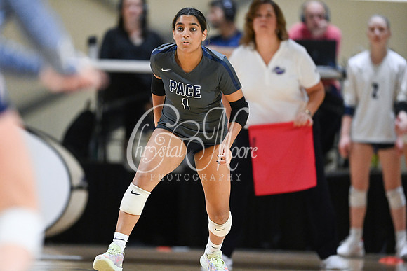 Pace Academy vs Gordon Lee High School during 2021 GHSA State 2A-1A Public Volleyball State Championship
