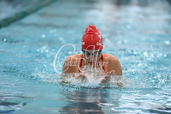 Allatoona High School Swim Team during Campbell Meet
