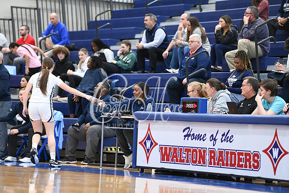 6A Marietta vs 6A North Paulding during Region 5 semi-finals girls basketball tournament