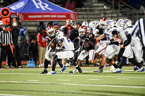 Hillgrove vs Peachtree Ridge during second round GHSA 6A State Football Playoffs