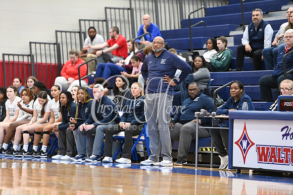 6A Marietta vs 6A North Paulding during Region 5 semi-finals girls basketball tournament
