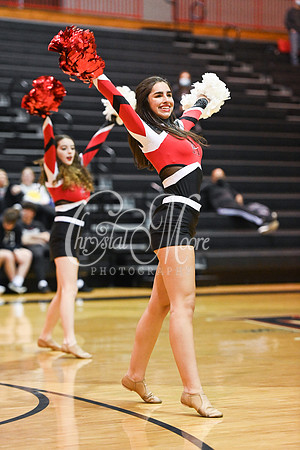 Allatoona Dance Team during Allatoona Varsity Basketball vs Pope