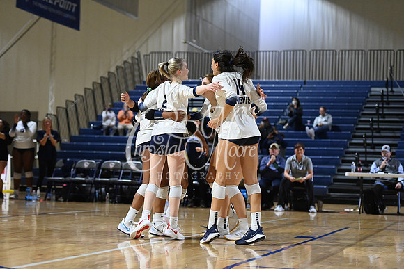 Pace Academy vs Gordon Lee High School during 2021 GHSA State 2A-1A Public Volleyball State Championship