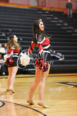 Allatoona Dance Team during Allatoona Varsity Basketball vs Pope