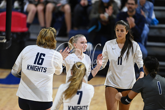 Pace Academy vs Gordon Lee High School during 2021 GHSA State 2A-1A Public Volleyball State Championship