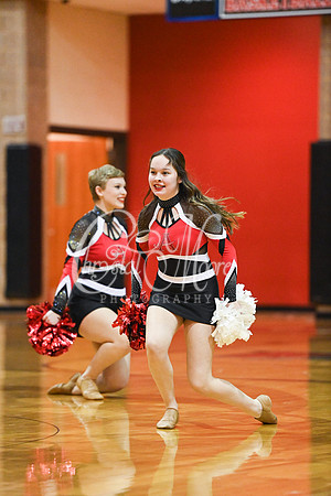 Allatoona Dance Team during Allatoona Varsity Basketball vs Pope