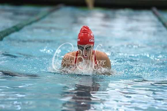 Allatoona High School Swim Team during Campbell Meet