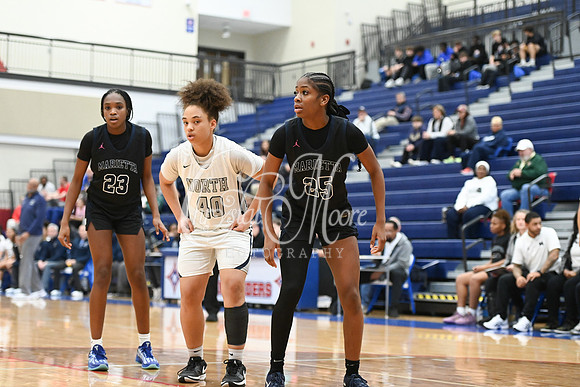 6A Marietta vs 6A North Paulding during Region 5 semi-finals girls basketball tournament